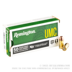 50 Rounds of .45 ACP Ammo by Remington - 185gr MC