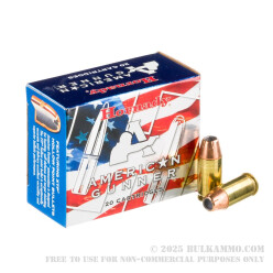 200 Rounds of .45 ACP Ammo by Hornady American Gunner - 185gr XTP JHP