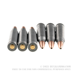 20 Rounds of .223 Ammo by Wolf WPA - 55gr HP