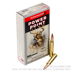 20 Rounds of .300 Win Mag Ammo by Winchester Super-X - 180gr PP