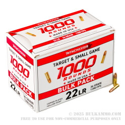 2000 Rounds of .22 LR Ammo by Winchester USA - 36gr CPHP