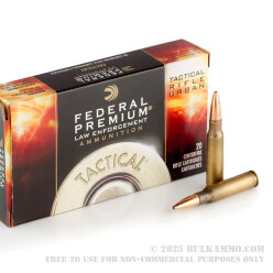200 Rounds of .308 Win Ammo by Federal Premium Tactical Tru - 125gr OTM