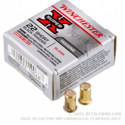 50 Rounds of .22 Short Ammo by Winchester Super-X -  Blanks