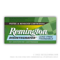 500  Rounds of .38 Spl Ammo by Remington - 100gr PF Disintegrator