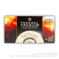 50 Rounds of .38 Spl +P+ Ammo by Federal - 147gr JHP