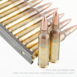 30 Rounds of 5.56x45 Ammo by Federal American Eagle - 55gr FMJBT