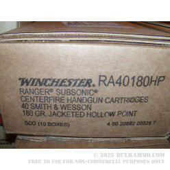 Bulk Ranger Defense 40 S&W Ammo For Sale