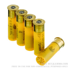 250 Rounds of 20ga Ammo by Federal Game Load Upland Hi-Brass - 1 ounce #4 shot