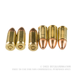 1000 Rounds of 9mm Ammo by Winchester USA - 115gr FMJ