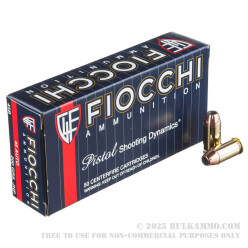 50 Rounds of .45 ACP Ammo by Fiocchi - 200gr JHP