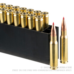 200 Rounds of .308 Win Ammo by Hornady Match - 168gr ELD Match