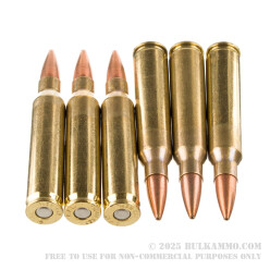 200 Rounds of .223 Ammo by Fiocchi Hyperformance SBR Enhanced - 77gr HPBT MatchKing