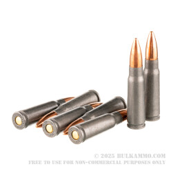 20 Rounds of 7.62x39mm Ammo by Wolf Polyformance - 122gr FMJ