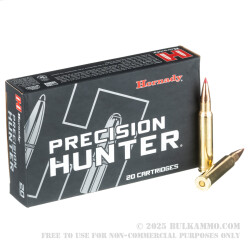 20 Rounds of .338 Win Mag Ammo by Hornady Precision Hunter - 230gr ELD-X