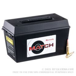 80 Rounds of 6.5 Creedmoor Ammo in Field Box by Hornady Match - 147gr ELD Match