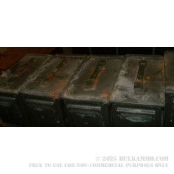 1 Surplus 50 Cal Ammo Can - Green - Rusty Exterior