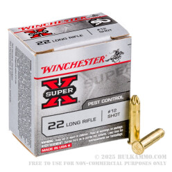 500 Rounds of .22 LR Ammo by Winchester Super-X - 29gr #12 shot