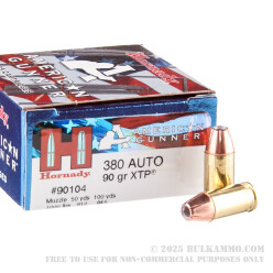 25 Rounds of .380 ACP Ammo by Hornady - 90gr JHP