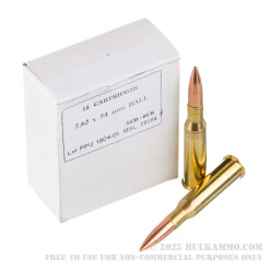 750 Rounds of 7.62x54r Ammo by Prvi Partizan - 182gr FMJ