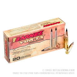 200 Rounds of .300 AAC Blackout Ammo by Barnes VOR-TX - 110gr TAC-TX