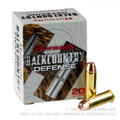 20 Rounds of .44 Magnum Ammo by Hornady Backcountry Defense - 240gr DGH