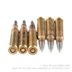 20 Rounds of 30-06 Springfield Ammo by Kynoch 1950s Surplus - 148gr FMJ