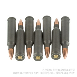 20 Rounds of .223 Ammo by Wolf WPA - 55gr FMJ