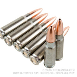 20 Rounds of 7.62x39mm Ammo by Silver Bear - 123gr HP