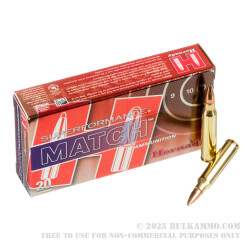 200 Rounds of 5.56x45 Ammo by Hornady Superformance Match - 75gr HPBT