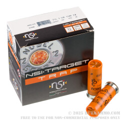 25 Rounds of 12ga Low Recoil Ammo by NobelSport - 1 1/8 ounce #7 1/2 shot