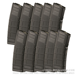 Magpul PMAG Gen M2 MOE 30rd Magazine for AR-15 - 5.56/.223 - Black - Pack of 10