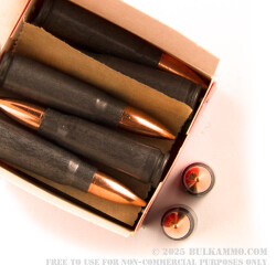 180 Rounds of 7.62x39mm Ammo by Red Army Standard - 123gr FMJ