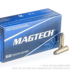 50 Rounds of .38 Spl Ammo by Magtech - 158gr SJSP