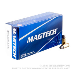 50 Rounds of .40 S&W Ammo by Magtech - 160gr Semi-Wadcutter