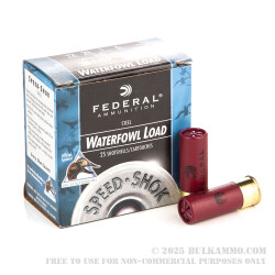 25 Rounds of 12ga Ammo by Federal - 1 ounce #6 Shot (Steel)