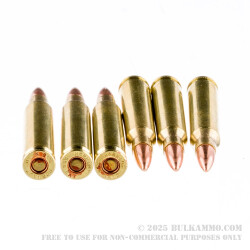 200 Rounds of 5.56x45 Ammo by Hornady BLACK - 62gr FMJ