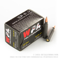 20 Rounds of .223 Ammo by Wolf - 62gr JHP