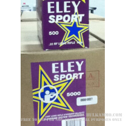 5000 Rounds of .22 LR Ammo by Eley Sport - 40gr LRN