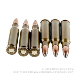 20 Rounds of .308 Win Ammo by Brown Bear - 140gr SP