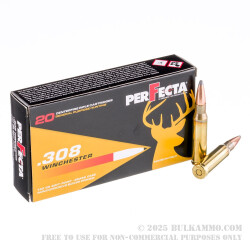 400 Rounds of .308 Win Ammo by Fiocchi Perfecta - 150gr SP