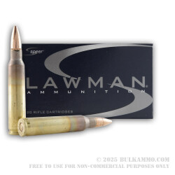 500 Rounds of 5.56x45 Ammo by Speer Lawman - 55gr FMJ