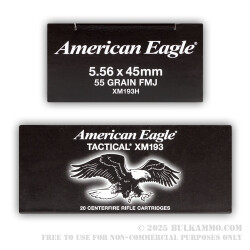 5.56x45 Federal XM193 Ammo In Stock