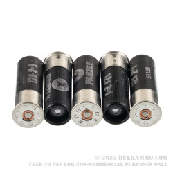5 Rounds of 12ga Ammo by Panzer Defense Lequian HV - 1 ounce Rifled Slug