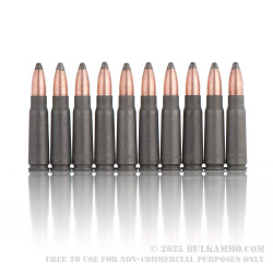 500 Rounds of 7.62x39mm Ammo by Brown Bear - 125gr SP