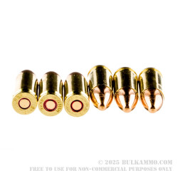 1000 Rounds of 9mm Ammo by MEN - 124gr FMJ