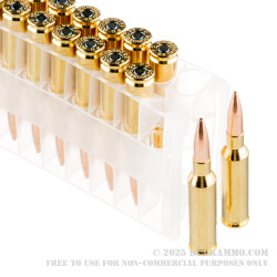 200 Rounds of 6.5 mm Creedmoor Ammo by Federal - 120gr OTM