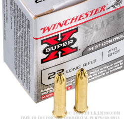 500 Rounds of .22 LR Ammo by Winchester Super-X - 29gr #12 shot