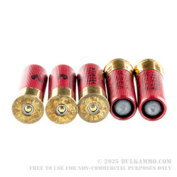 5 Rounds of 12ga Ammo by Federal - 1 ounce Rifled Slug