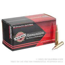 50 Rounds of .223 Ammo by Black Hills Ammunition - 68gr Heavy Match Hollow Point