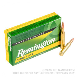 200 Rounds of .270 Win Ammo by Remington - 130gr PSP